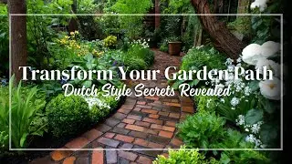 Dutch-Style Garden Paths for Tiny Yards 🇳🇱🌷 | Structured, Clean, and Inviting Outdoor Looks