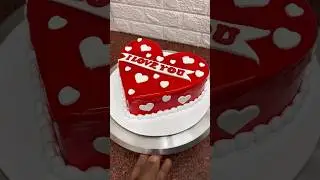 Heart shape ❤️ love cake #heartcake #cake #shortsfeed #shorts #trending #lovecake