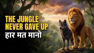 The Jungle That Never Gave Up | हार मत मानो | Inspirational Animal Story #HindiMotivation #cartoon