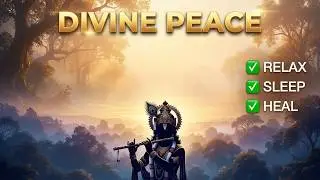 Lord Krishna Flute Instrumental | 5-Minute Spiritual Calm Music