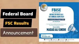 FBISE FSC Result Date Announced 📣📣#fbise #fbiseresult2023 #startlearning