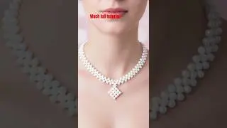 How to make beads necklace tutorial ✨️ #diy #beadscraft.