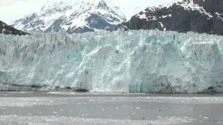 Glacier Bay, Margerie Glacier- several, large calving May 2011