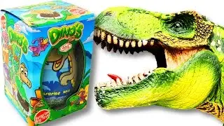 DINOSAUR Surprise Eggs | SweetsAndCandy