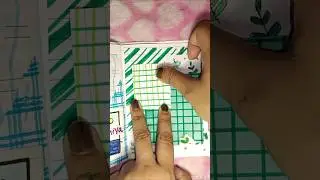 Handmade journal ideas ✨🌷 Handmade green 💚 journal 🫧#diy #journal #handmade #craft #viral #shorts