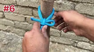 7 Great Important Ropes Knots That Will Save Your Life ! 
