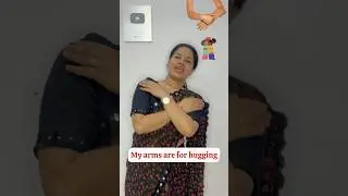 My arms are for hugging!🤗#creativelearners #ytshorts #kids #englishrhymes #youtubeshorts #kidssongs