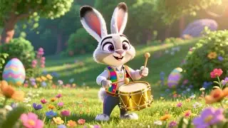 Easter Bunny&rsquo;s Drumbeat 🐰🥁🎶 | Fun Kids Song | Nursery Rhymes in English