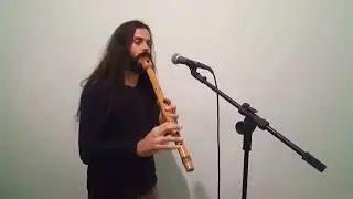 Bamboo / wooden fipple flute low C