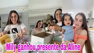 🌟Nay Mazetto fez a janta na Emily / Emily Mazetto ganhou presente da Alice 