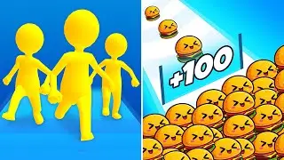 Join Clash 3D 🆚 Food Run Max New Levels 2025 Walkthrough Gameplay KU55