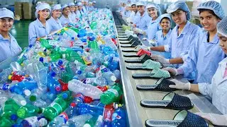 Inside a Modern Recycled Plastic Slippers Factory (HDPE & PP)— From Old Bottles to Honeycomb Sandals