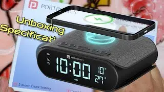 Multitask charger: Portronics VoltClock wireless charger with Alarm Unboxing & specifications