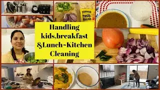 Real day in the life of a stay at home mom in USA~VEG PASTA~RAJMA CHAWAL~INDIAN BREAKFAST & LUNCH