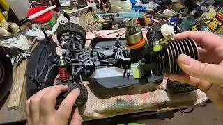 Thunder Tiger ER-1 ремонт и восстановление нитро RC модели ч.3