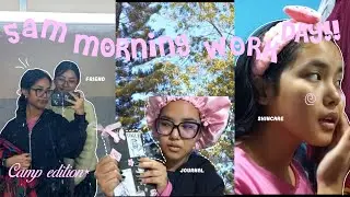Work day vlog..✨️🎀🇳🇵[5am, journal ecosystem, current read, camp, skincare]