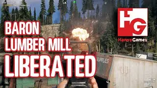 Baron Lumber Mill - FarCry 5 PC Gameplay - Far Cry 5 Mission Baron Lumber Mill