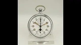 MINERVA Kriegsmarine Chronograph for U-Boat Torpedo Attack Pocket Watch German Military FOR SELL