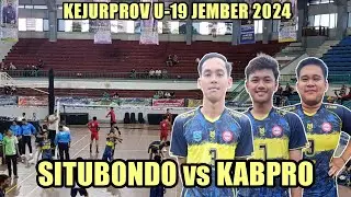 SET 1&2 / IVAN, JULIAN, JEJE (KABPRO) vs RADIT (SITUBONDO) / KEJURPROV U-19 JEMBER 2024
