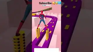 Spiderman Skater Stacker gameplay walkthrough | android,iOS mobile | all Level | #shorts games