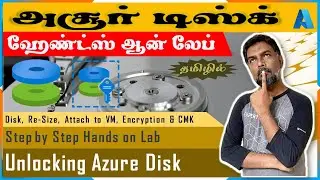 🚀 🔧  அசூர் டிஸ்க் 💽⚡ | 💾 Azure Disk Demo : Mastering Storage Management with Practical in Tamil
