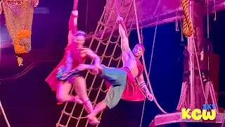 Amazing ACROBATICS Show (3/3) @ Pirates Dinner Adventure, in Buena Park, CA