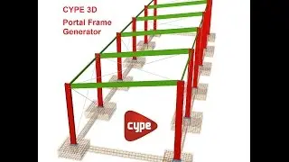 Calculul și detalierea unei hale industriale in CYPE 3D si Portal Frame Generator