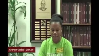 Vet student interview - Courtney Conley