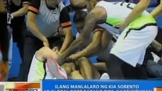 NTG: Ilang manlalaro ng Kia Sorento at Global Port Batang Pier, nagsuntukan