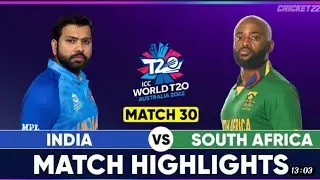 India vs South Africa 30th T20 World Cup Cricket Match Highlights Cricket Live Highlights 30_10_2022