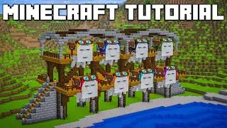 How to build a Happy Ghast DOCK! (Easy Tutorial!)