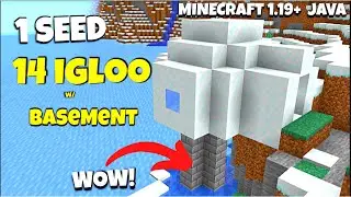 🔥 [GOD SEED] Minecraft IGLOO with BASEMENT Seed | Best Seed Minecraft 1.19 Java | How to find igloo
