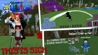 This Anime Addon Got Updated And Its INSANE!! |Ones Anime Addon/Mod For Minecraft PE!? | (1.21.80+)