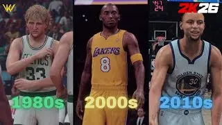 All Eras Cinematic Cutscenes in NBA 2K26 MyNBA | 1980s to Modern Era