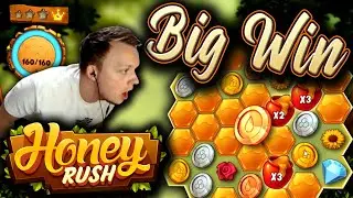 MEGA BIG WIN on Honey Rush - New Slot!!