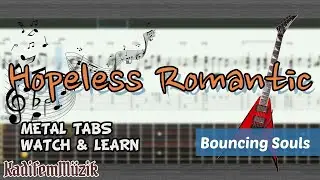 Bouncing Souls-Hopeless Romantic Easy Electric Guitar Tutorial Tabs