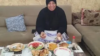 إشتريت گيمر عرب للريوك/غدايه تطبيك البرغل التركي مع الزلطه التركيه مع شوي الدجاج عالطريقه التركيه/