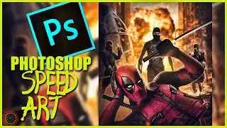 PHOTOSHOP SPEED ART, DEAD POOL (Krampah Wilson)