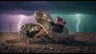 🐍 Snake vs Honey Badger 🦡   Who Really Wins?&rdquo;#snake #fighting #animals #animalfight #wildanimals