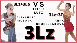 Alexandra TRUSOVA vs Anna SHCHERBAKOVA: TRIPLE LUTZ (3Lz)