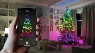 Twinkly Lysk&aelig;der som styres p&aring; app