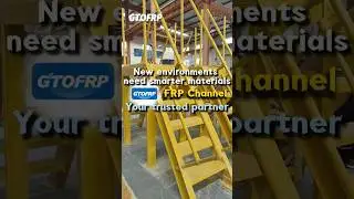 Why FRP Channels Are the New Industry Standard! | Corrosion-Free, Lightweight & Tough #shorts #gfrp