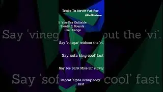 Tricks To Never Fall For