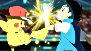 Pikachu vs Electivire (DUB) - Ash vs Volkner - Pok&eacute;mon Journeys: The Series