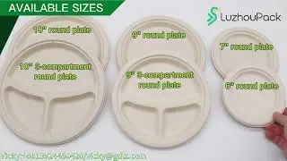 Biodegradable oval and round plate!
