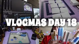 Vlogmas, 18-й день | поручения + ночное бисероплетение