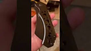 Black Folding Cleaver
