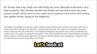 Character description