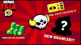 Brawl talk| New brawler, free gems for 0'3% players and more!
