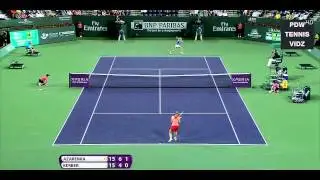 Azarenka vs Kerber Indian Wells 2012 Highlights